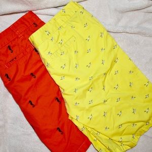 2 pair of women’s merona shorts